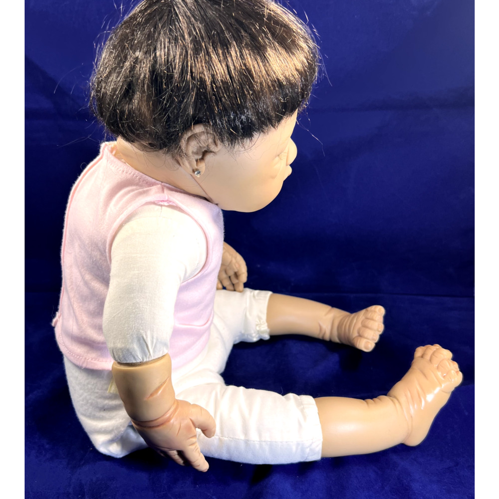 Newborn Baby Doll 19" AEL 2005 Brown Hair Kymberli H. Durden (Signed) *Pre-Owned - Picture 7 of 16